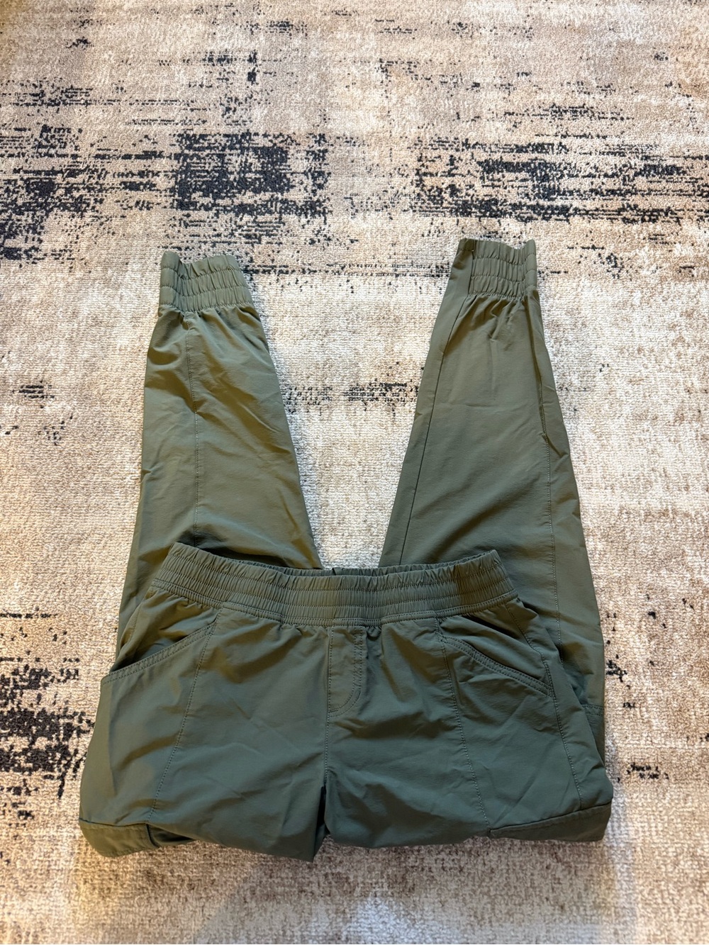 North Face Olive Green Lightweight Jogger Pants